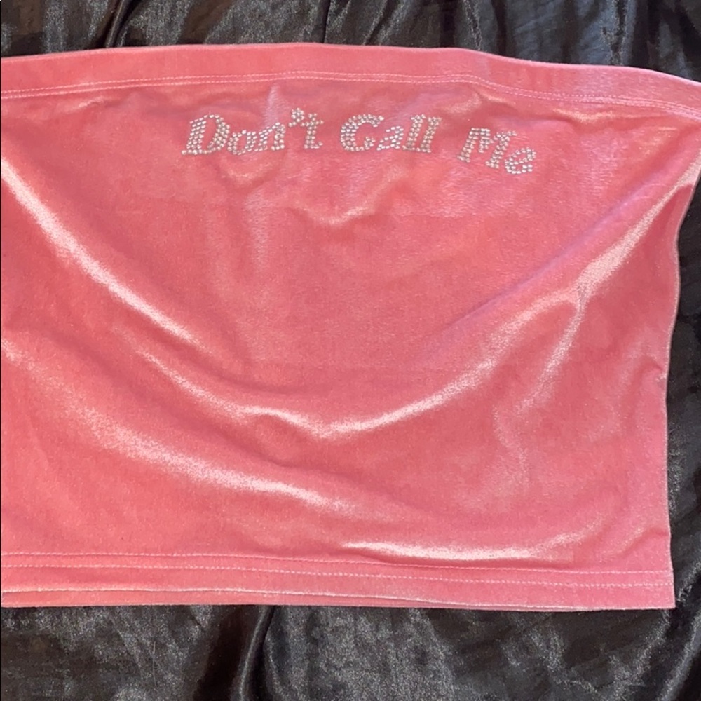 Dolls kill velevt crop top